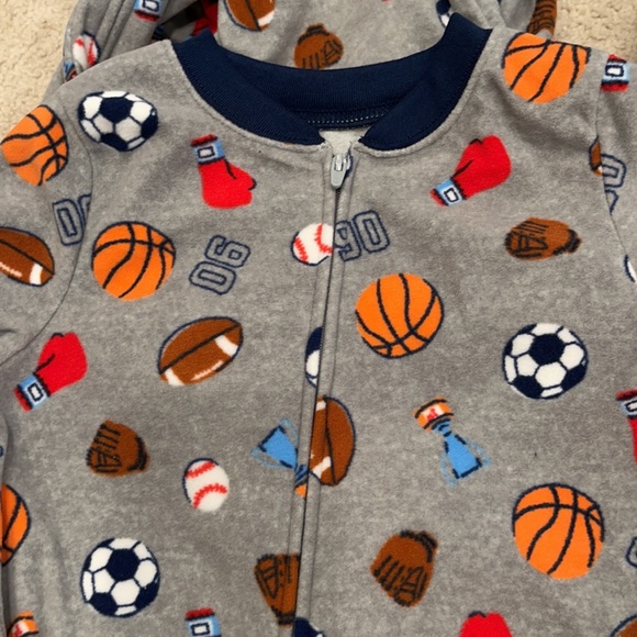 NWT Carter’s Fleece Footed Pajamas - Picture 10 of 11